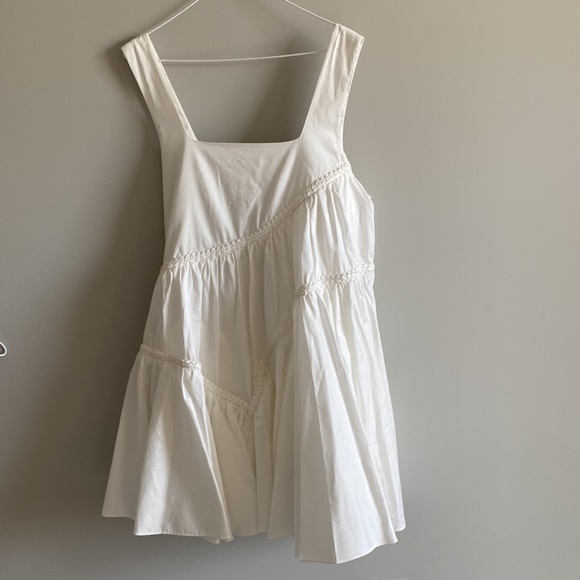 Aje Casabianca Braided Mini Dress Sz US 10 NWT Ivory White - Picture 2 of 6